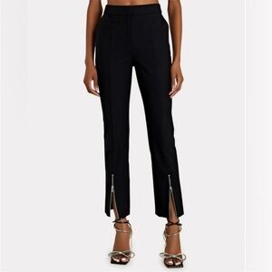 Derek Lam 10 Crosby Van Zip Cuff Cropped Pants Black